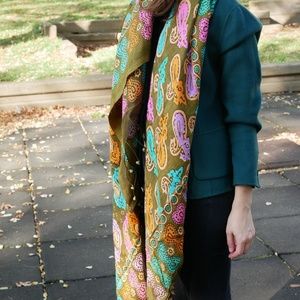 Handmade silk scarf